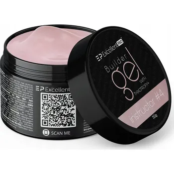 Lak na nehty Stavební gel Excellent Pro Builder Gel Thixotropy Instructor #4 15 g