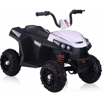 Dětské vozidlo ČTYŘKOLKA NA AKUMULÁTOR TERÉNNÍ ČTYŘKOLKA S EVA KOLY PRO DĚTI BÍLÁ