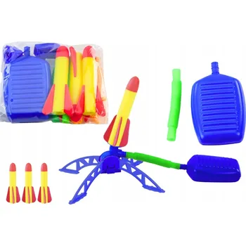 ostatní stavebnice RAKETOMET PĚNOVÝCH RAKET PUMPA ZAHRADNÍ SET HRAČKA PRO DĚTI