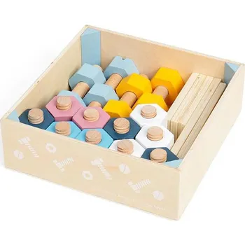 Dětská dílna Bigjigs Toys Bigjigs Přepravka matic a šroubů