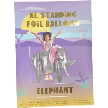 Balónek Fóliový balónek XL 75x100 cm Slon