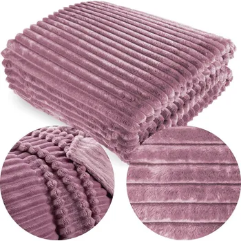 Prostěradlo Přikrývka Łóżkoholicy z mikrovlákna 160 cm x 200 cm růžová