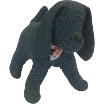 CEDR Pejsek textilní z hrubší látky (Textilní hračka či dekorace - pejsek)