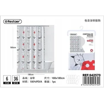 Prostěradlo Stylová Záclona o rozměrech 180 x 180 cm s vzorem