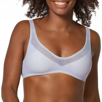 Podprsenka Sloggi fialová měkká podprsenka bez kostic velikost S