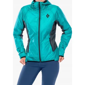 Dámská větrovka Dámská bunda Black Diamond Vision Hybrid Hoody - dark patina S