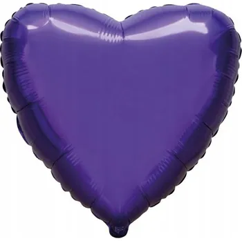 Balónek Fóliový balónek 18" FX - Srdce (fialové), balený