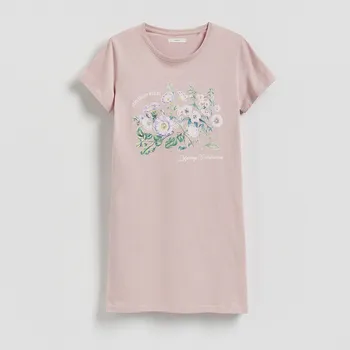 Dámská noční košile Reserved - Noční košile - pastelově růžová - 116HQ-03X - 116HQ-03X-S