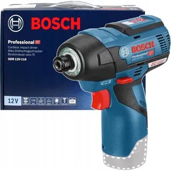 Bosch GDR 12V-110 rázový utahovák 110 Nm 1/4" EC Solo, kartonové balení, 12V