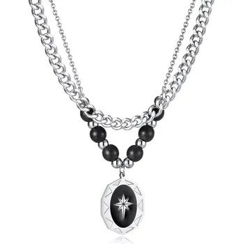 Náhrdelník Dámský set dvou náhrdelníků z chirurgické oceli Octopus