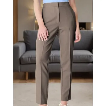 Dámské kalhoty Sinsay - Cigaretové kalhoty - béžová - 672DA-08X - 672DA-08X-XXS