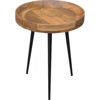 Konferenční stolek Noble Home Přírodní mangový odkládací stolek Punaro, 45 cm