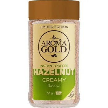 Aroma Gold Instant Hazelnut sklo 80g