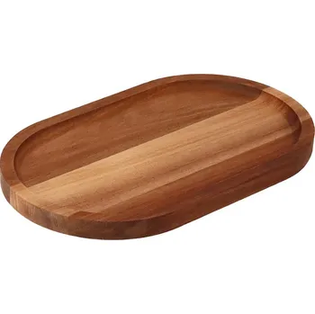 Akáciový podnos oválný 25 x 15 cm