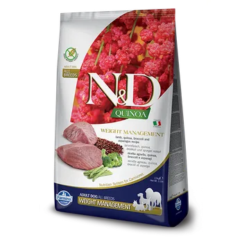 Krmivo pro psa Farmina N&D Quinoa DOG WEIGHT MANAGEMENT LAMB & BROCCOLI 2x7kg