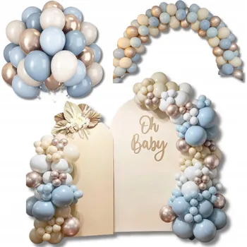 Sada Balónků Girlanda Balónková Stěna Závěs Dekorace XXL Narozeniny