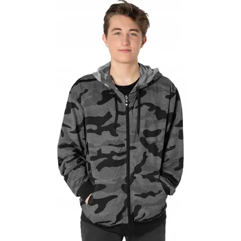 Pánská mikina Pánská sportovní Maskáčový Tepláková Mikina s kapucí 2295-1 3XL