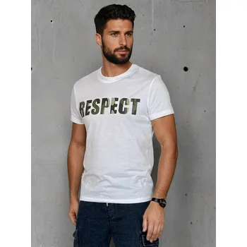 Pánské tričko Tshirt Pánské tričko s potiskem RX5648 Barva: Bílá, Velikost: 2XL