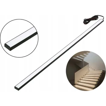 LED lišta Sada 1x LED schodišťová lišta Osvětlení schodů LED na schody NA MÍRU