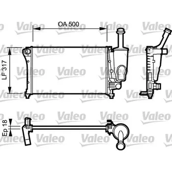 Chladič motoru Chladič, chlazení motoru VALEO 734923