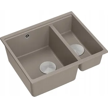 Granitový dřez Dřez jednopůlkomorový Quadron LOGAN 150 granit béžový