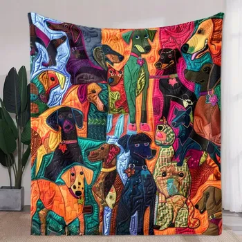 deka Deka 100pa polyester 150 cm x 200 cm, vícebarevná