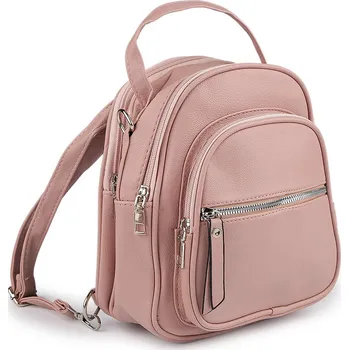 Městský batoh Dámský batoh / kabelka 2v1 21x24 cm, střední, 2 pudrová