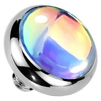 Piercing Šperky4U Microdermal - ozdobná část, duhové barvy - MD054-B