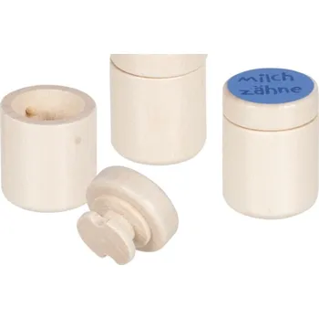 Zubní kartáček GOKI Krabička na mléčné zoubky - modrá