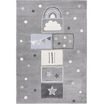 Koberec HAP 302 stříbrný 80 x 150 cm