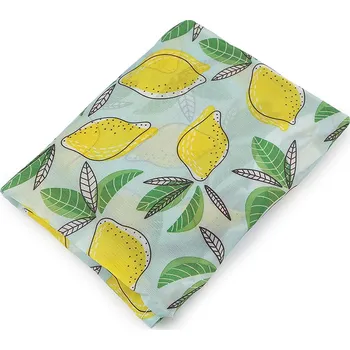 Skládací nákupní taška 49x40 cm pevná, velké, 26 mint citron