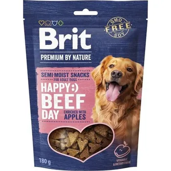 Pamlsek pro psa Brit Premium by Nature Dog Semi Snack Beef&Apple 180g