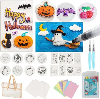 kreativní sada KREATIVNÍ SADA PRO MALOVÁNÍ TEXTUR MAGIC FOAM 3D - TVORBA 3D VZORŮ