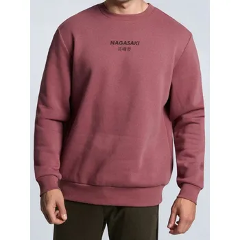 Pánská mikina Sinsay - Mikina s kulatým výstřihem - světle fialová - 470HL-34X - 470HL-34X-3XL