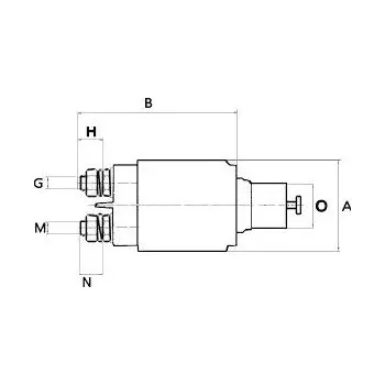 Elektromagnetický spínač, startér HC-Cargo F 032 139 537