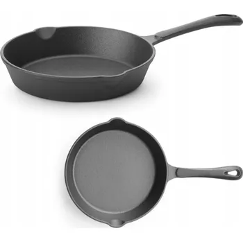 Pánev UNIVERZÁLNÍ LITINOVÁ PÁNEV KULATÁ NA INDUKCI PLYN 20CM PRŮMĚR HENDI