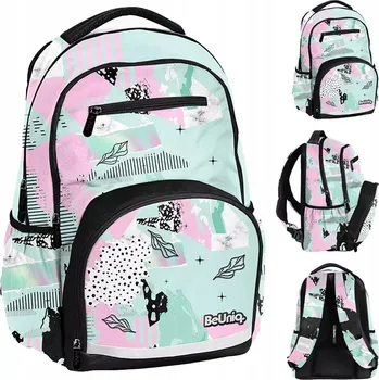 Školní batoh Školní batoh jednokomorový Paso černý, zelený 20 l