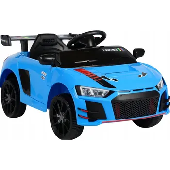 autíčko AUTÍČKO NA AKUMULÁTOR AUTO ELEKTRICKÉ AUTO PRO DĚTI RC MODRÉ