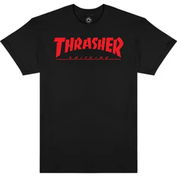 Pánské tričko tričko Thrasher Spitfire Big Head Jake černé XXL