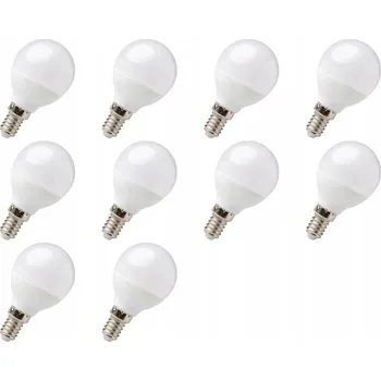 Žárovka LED žárovka Kulička Malý Závit E14 10W Neutrální Bílá 4000K SADA 10 ks