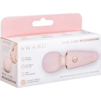 Vibrátor Le Wand Mini Microwand Rose Go,