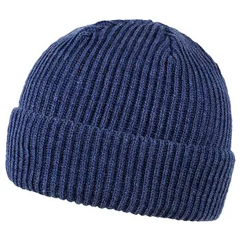 Čepice Zimní čepice Wrap Beanie, džínová