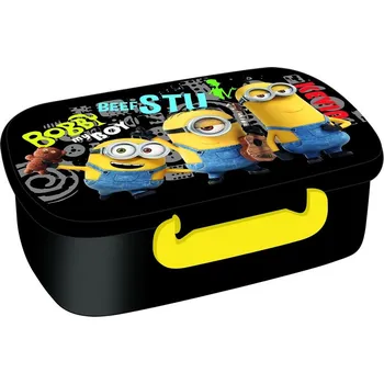 Dětské zboží Svačinový box Mimoni - černý