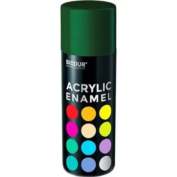 Barva ve spreji Biodur SPRAY AKRYLOVÁ BARVA RAL 6005 zelená