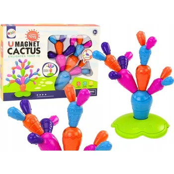 ostatní stavebnice STAVEBNICE MAGNETICKÝ KAKTUS VZDĚLÁVACÍ SET PRO DĚTI