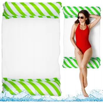 NAFUKOVACÍ VODNÍ HAMAKA MATRACE NA PLAVÁNÍ LEHÁTKO SÍŤKA 120X70CM