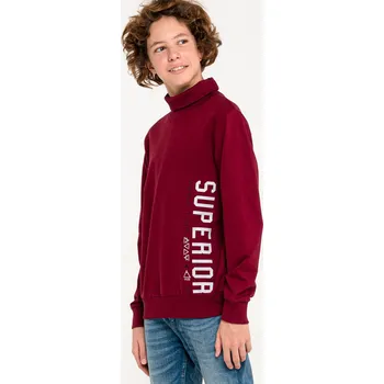 Chlapecká mikina Chlapecká mikina / rolák - Winkiki WTB 02847, bordo Barva: Vínová, Velikost: 152