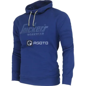 Pánská mikina SNICKERS Bright modrá pánská mikina s kapucí M