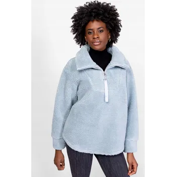 Dámská mikina HEAVY TOOLS DÁMSKÁ TEPLÁ MIKINA NA ZIP SVETR TABURA CLOUD MODRÁ S