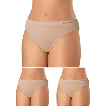 Dámské spodní prádlo Andrie PS 2999 XL-2XL 3ks tělové dámské kalhotky